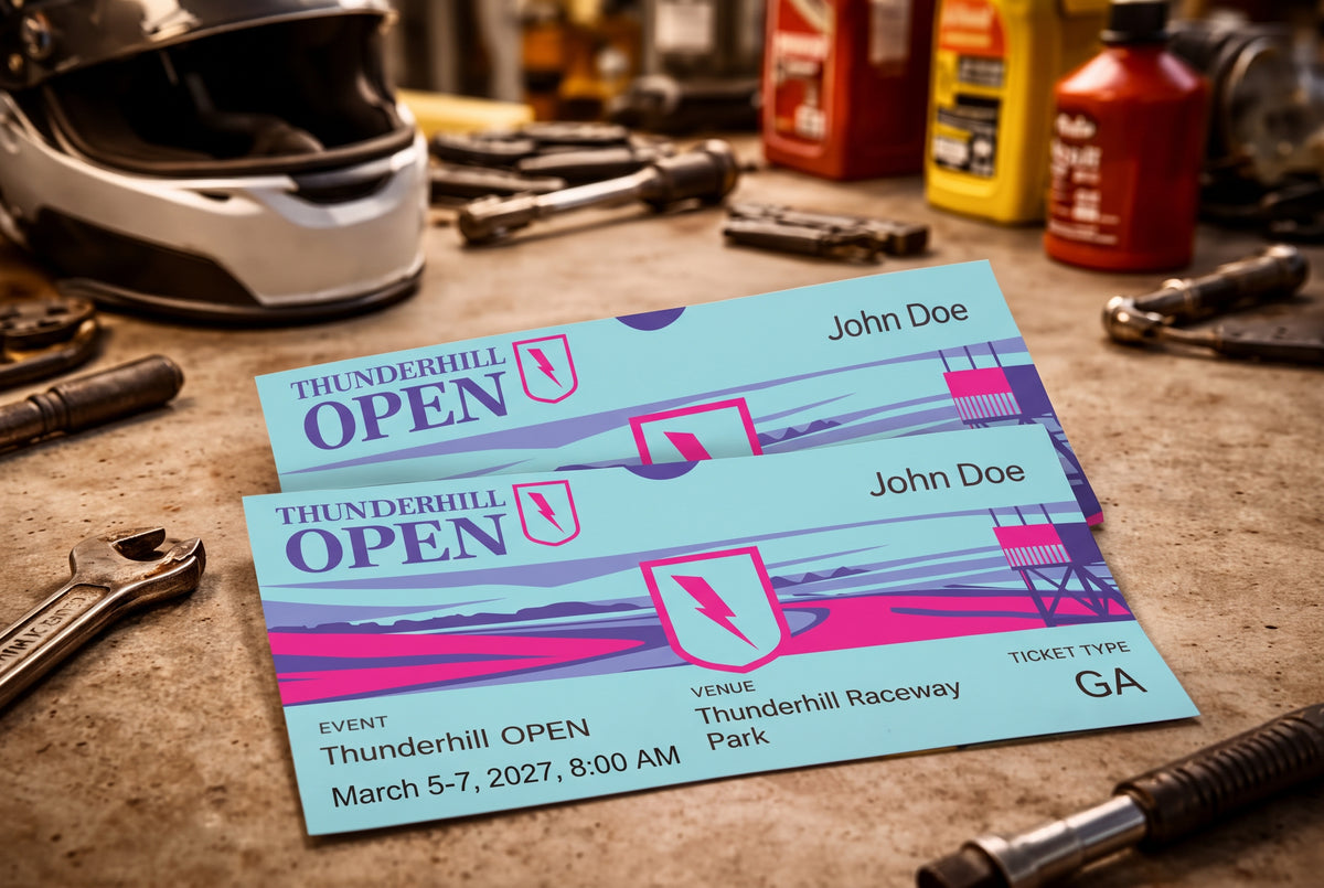 2027 Thunderhill Open - Event Ticket